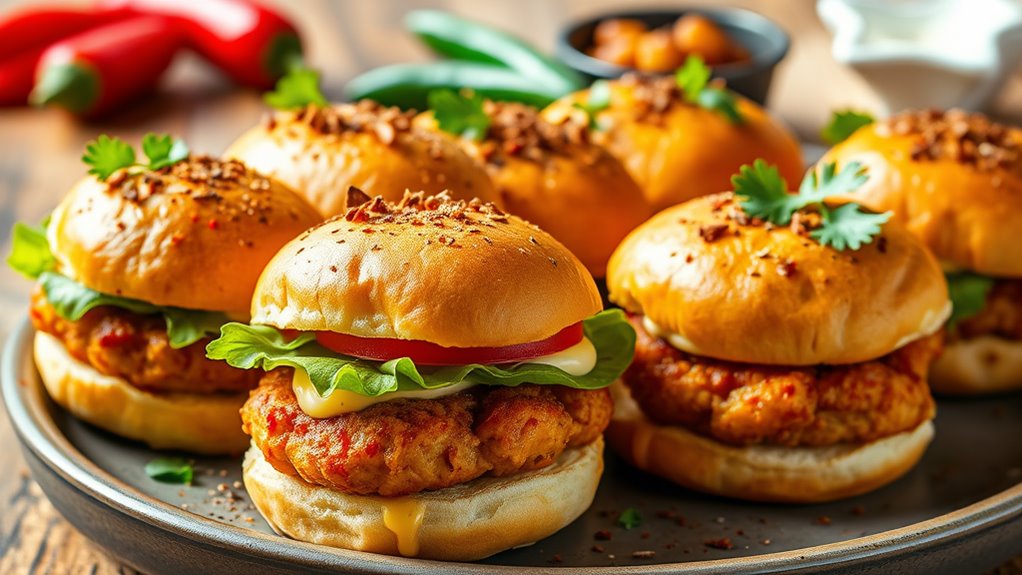 spicy chicken sliders recipe