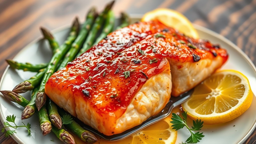 sweet and savory salmon
